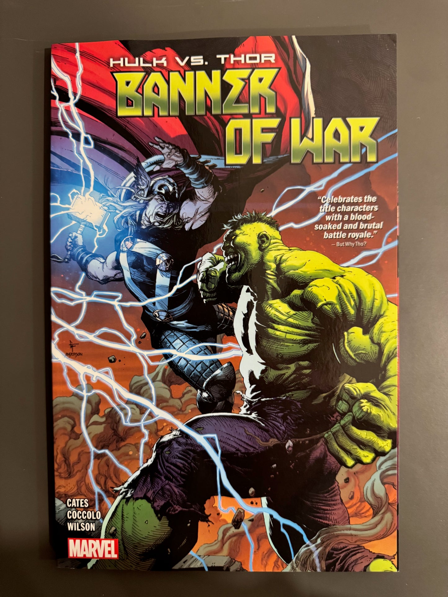 HULK VS THOR BANNER OF WAR TPB by Donny Cates LIKE NEW