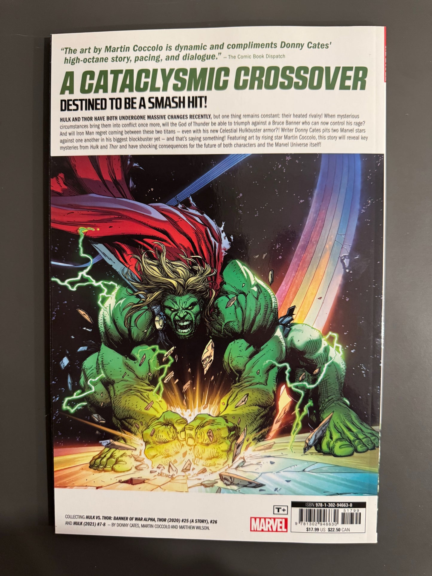 HULK VS THOR BANNER OF WAR TPB by Donny Cates LIKE NEW