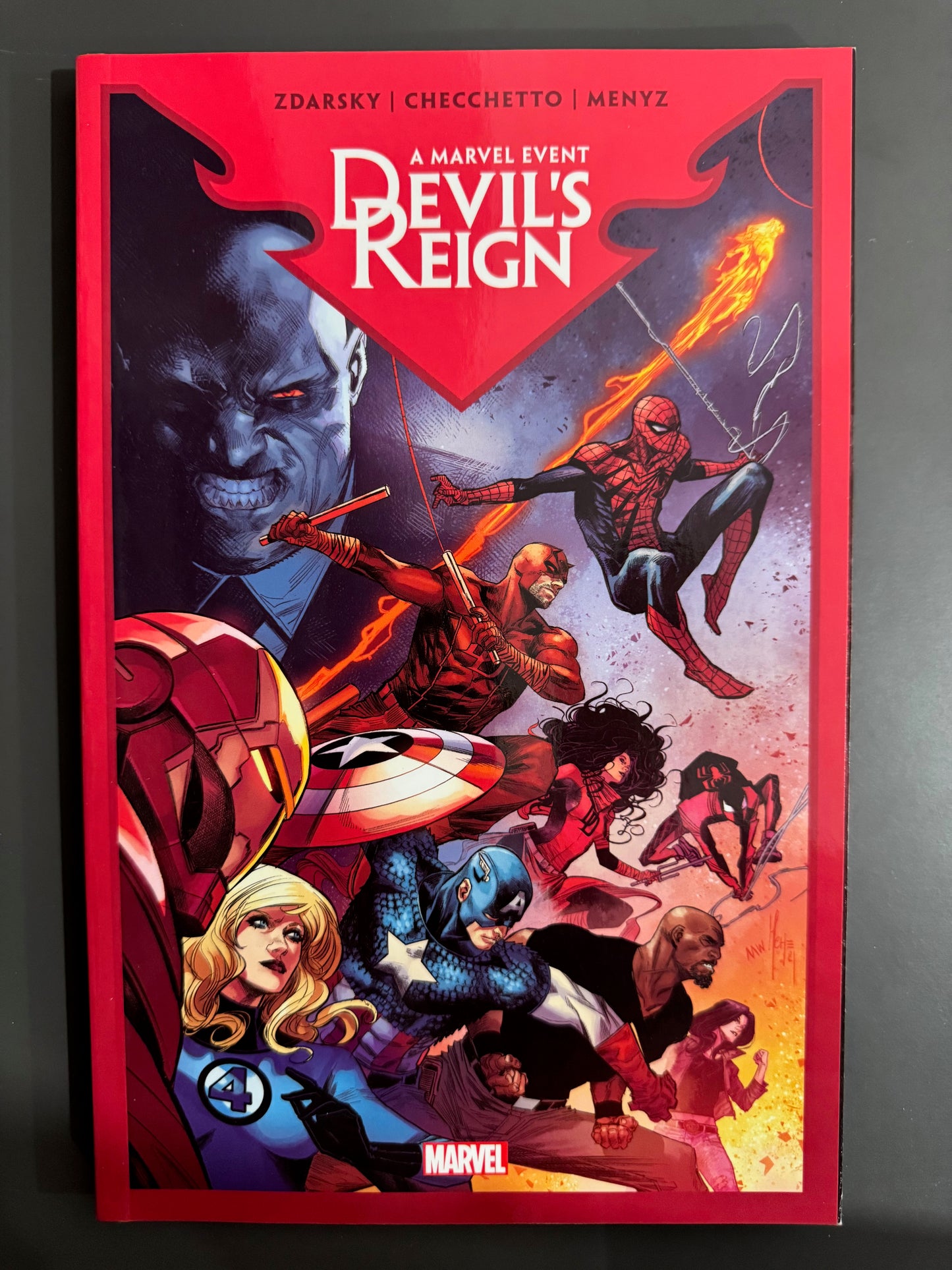 DEVIL'S REIGN TPB By CHIP ZDARSKY LIKE NEW