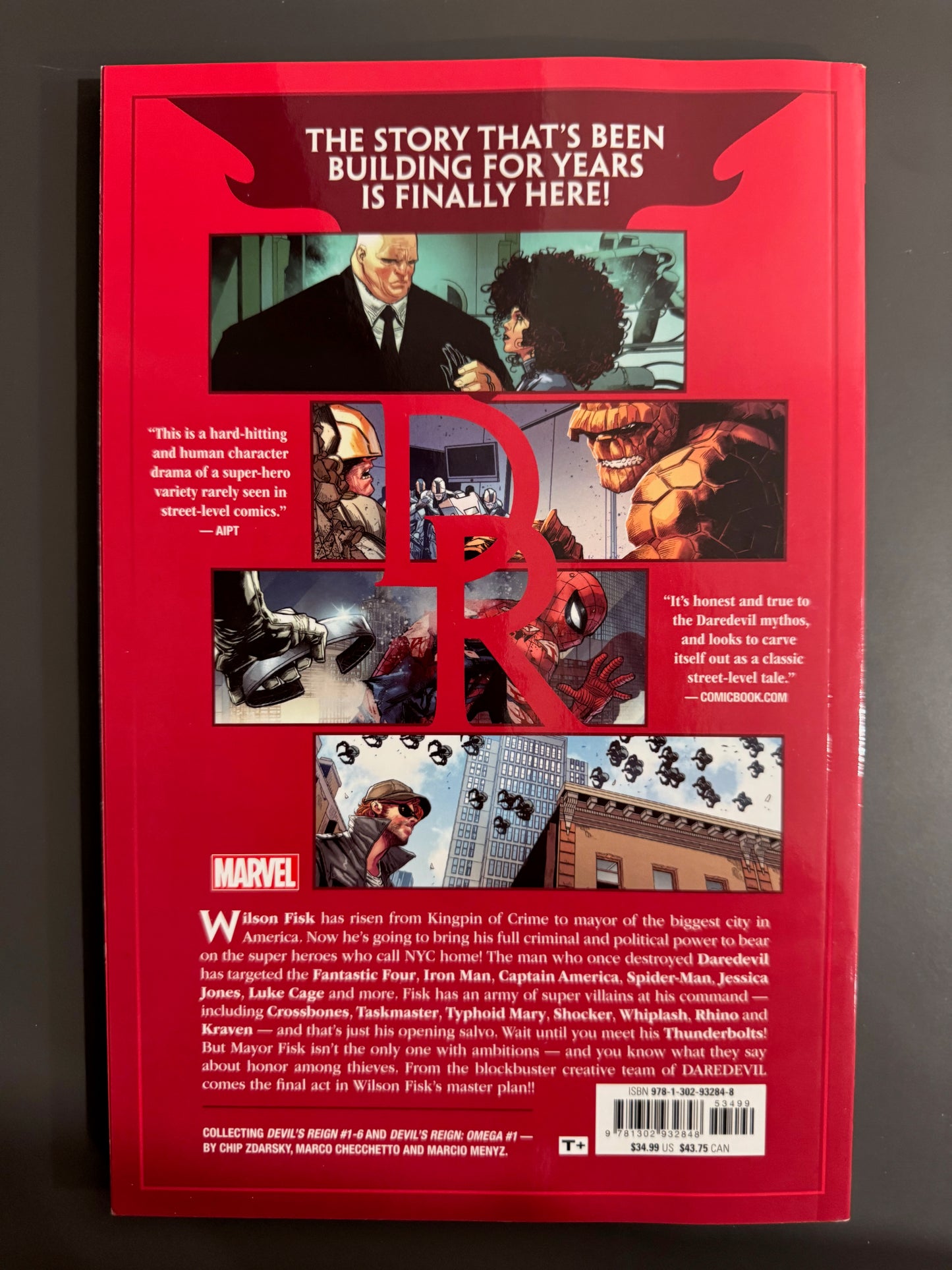 DEVIL'S REIGN TPB By CHIP ZDARSKY LIKE NEW
