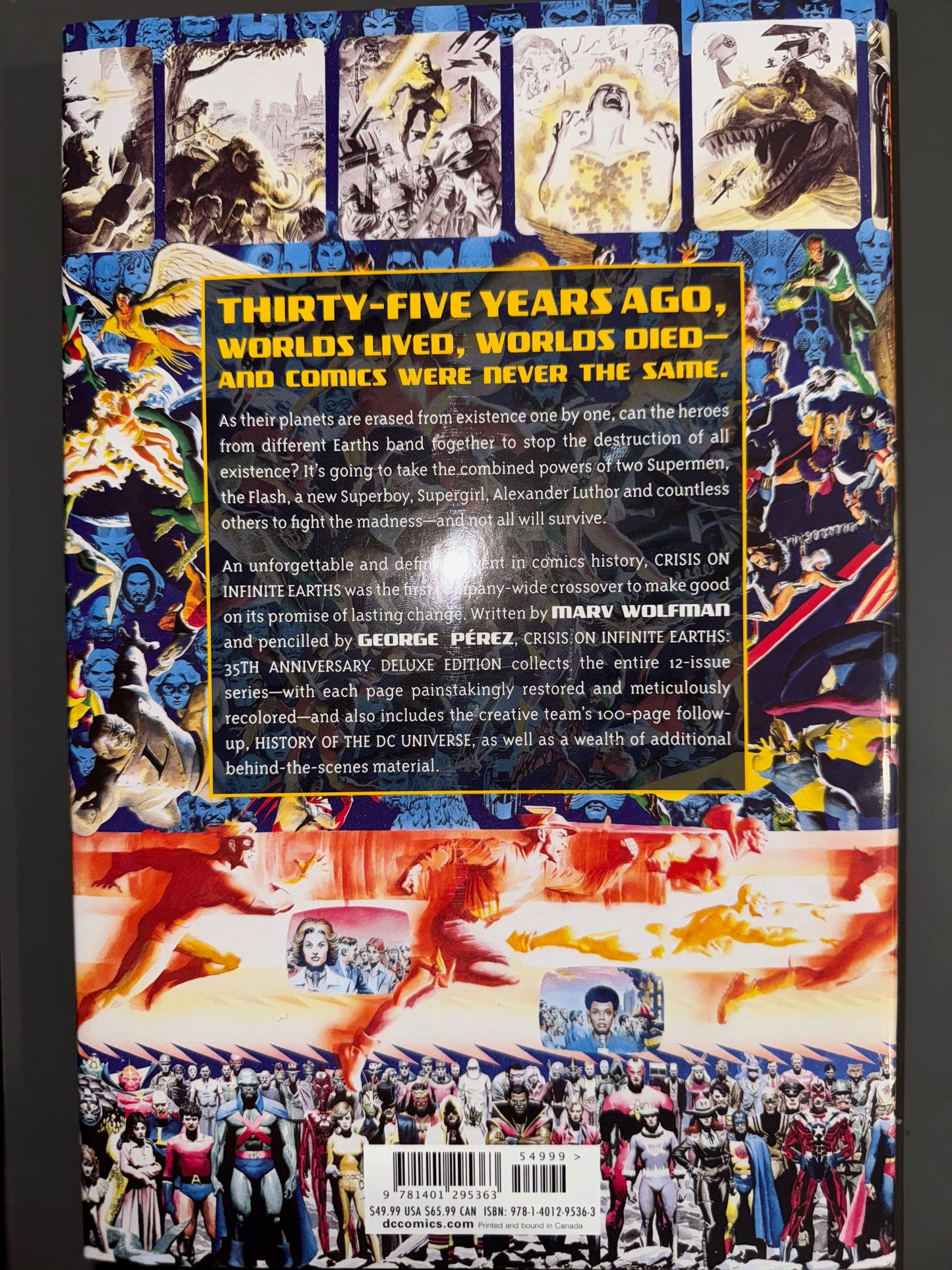 DC Crisis On Infinite Earths 35th Anniversary Deluxe Edition Hardcover