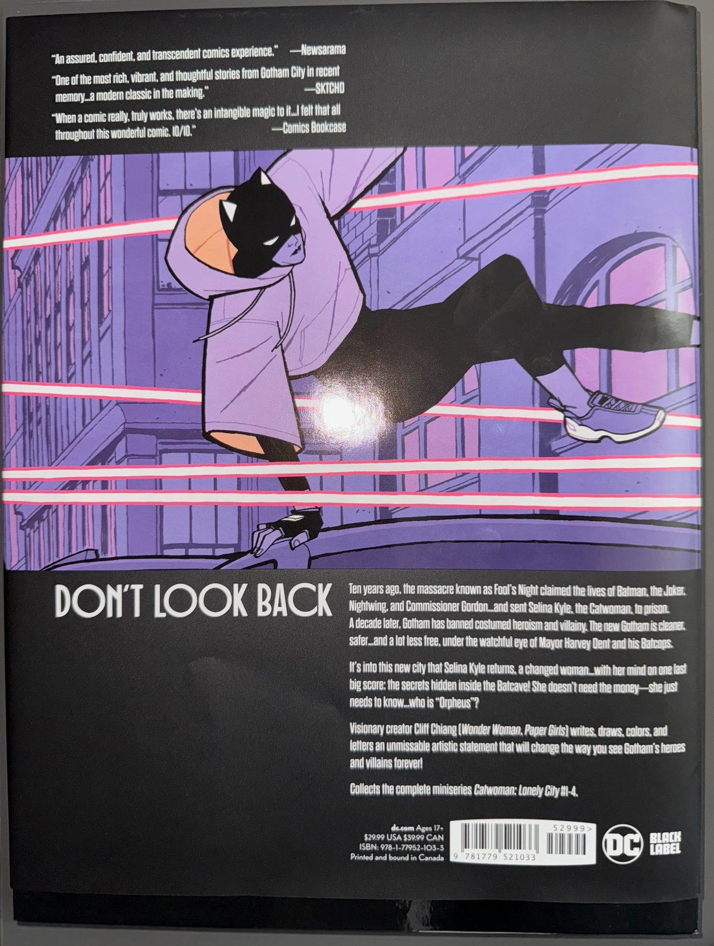 Catwoman Lonely City, Chiang, Cliff Like New Hardcover