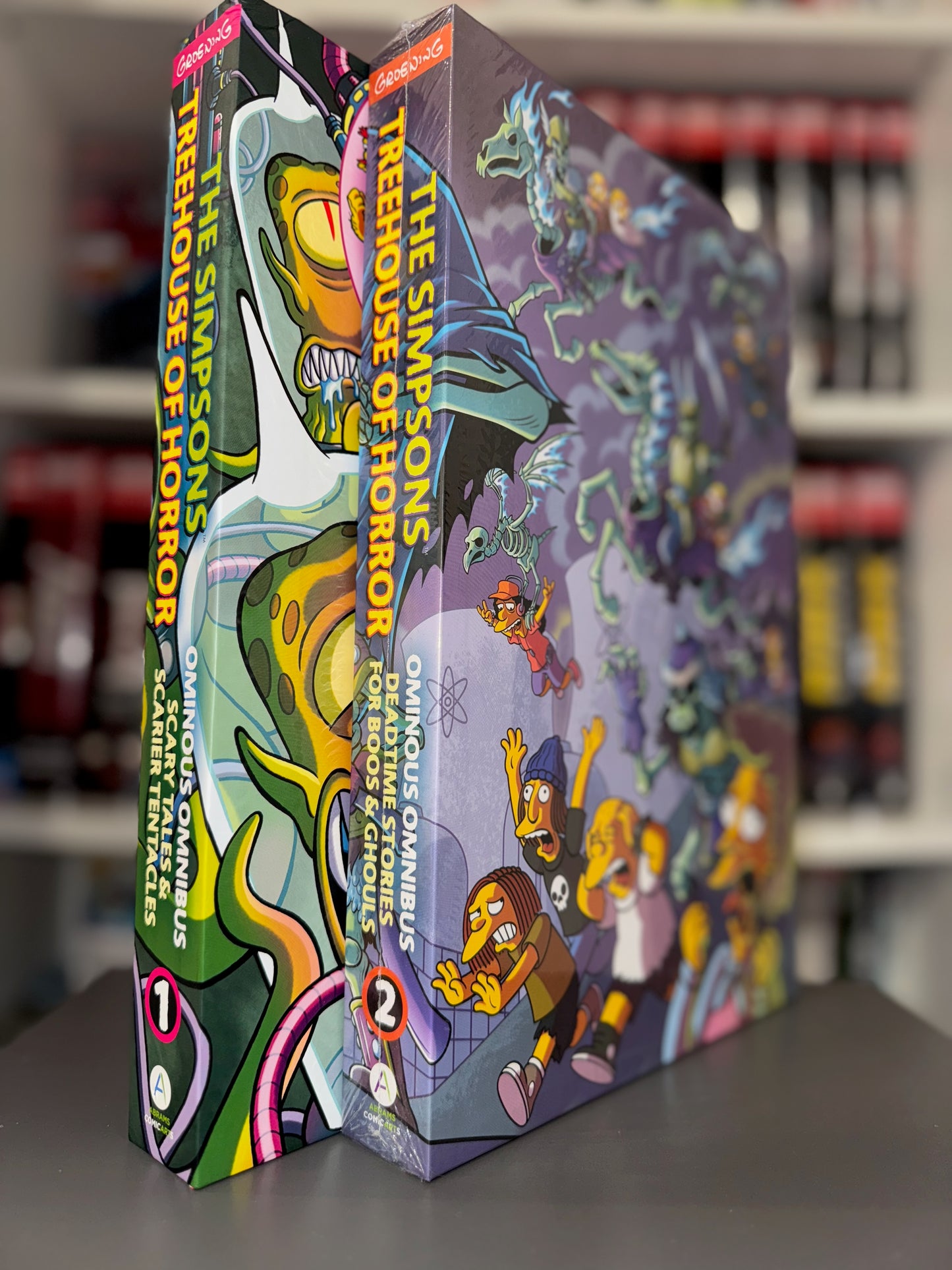 The Simpsons Treehouse of Horror Ominous Omnibus Vol 1-2 SET NEW