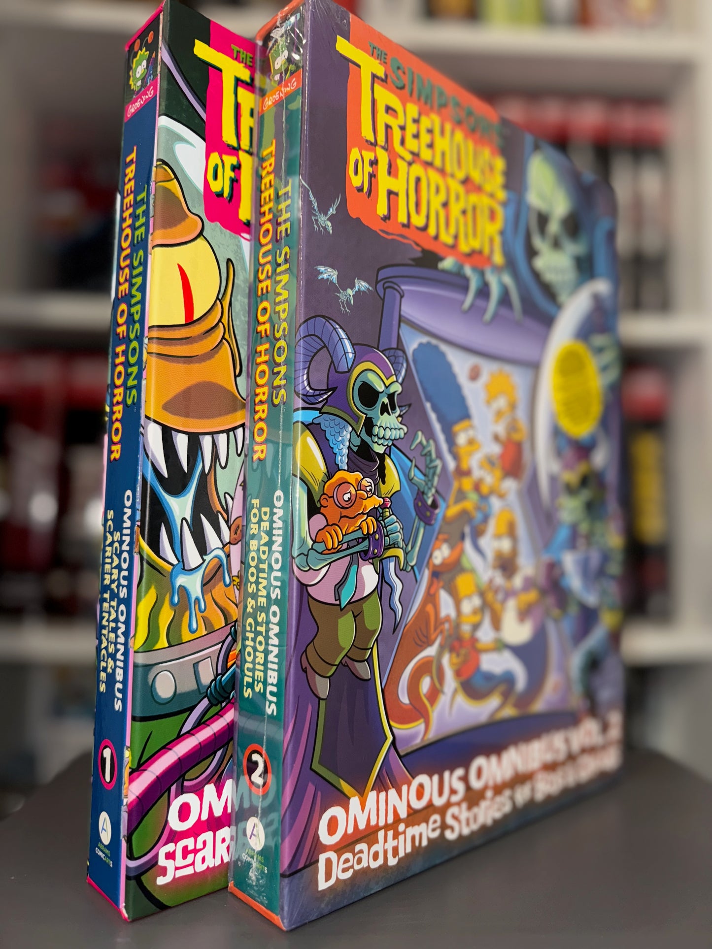 The Simpsons Treehouse of Horror Ominous Omnibus Vol 1-2 SET NEW
