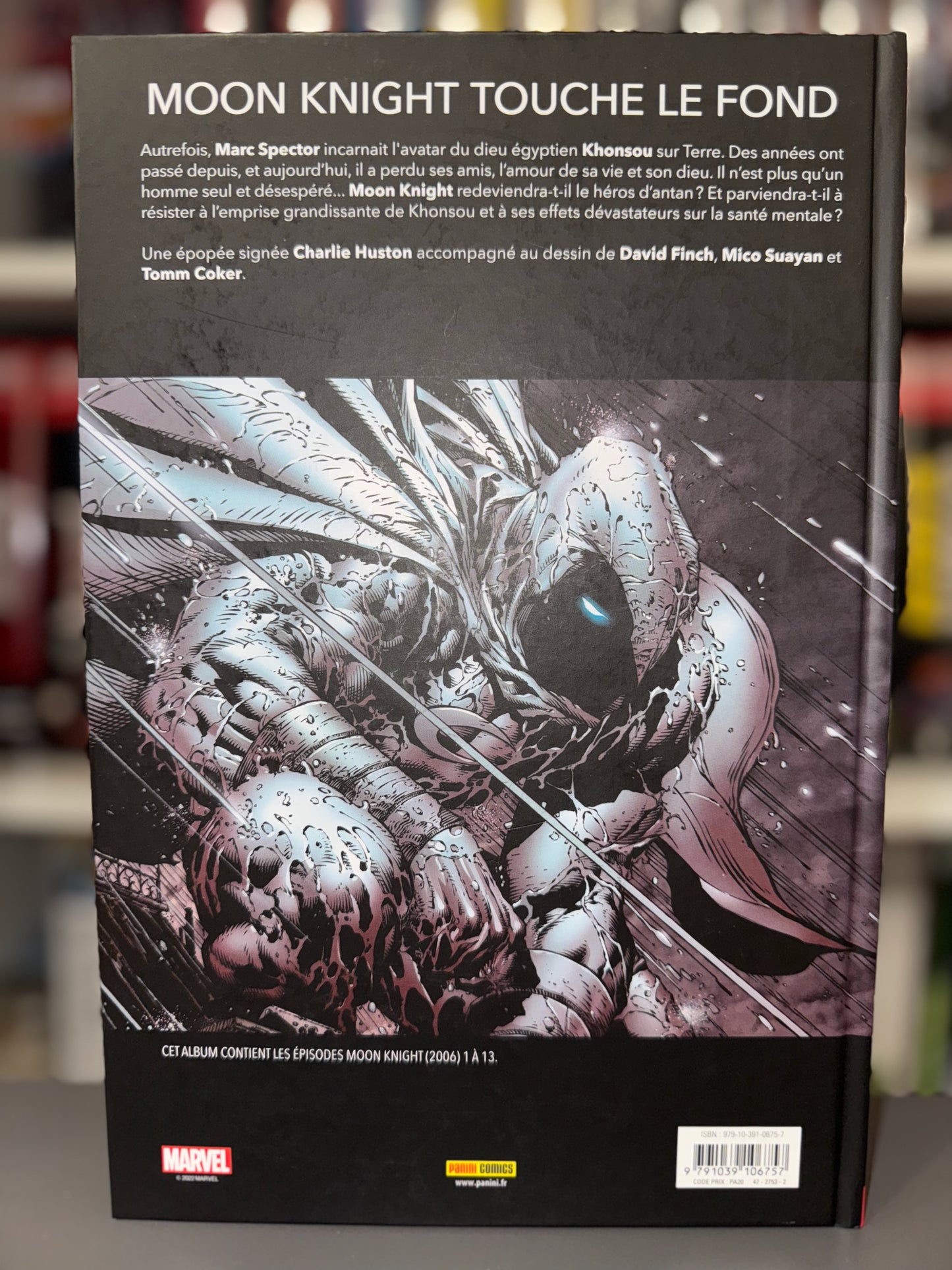 MOON KNIGHT LE FOND Marvel Deluxe Charlie Huston David Finch NEUF