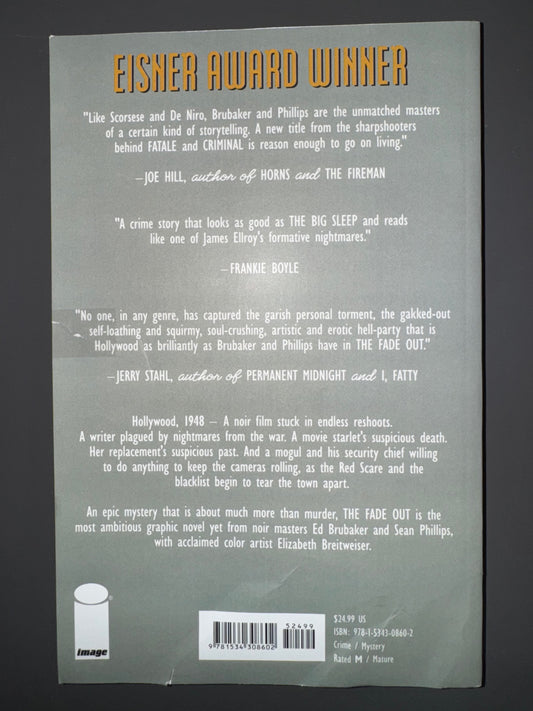 Fade Out The Complete Collection by Brubaker & Philips Damaged Spine