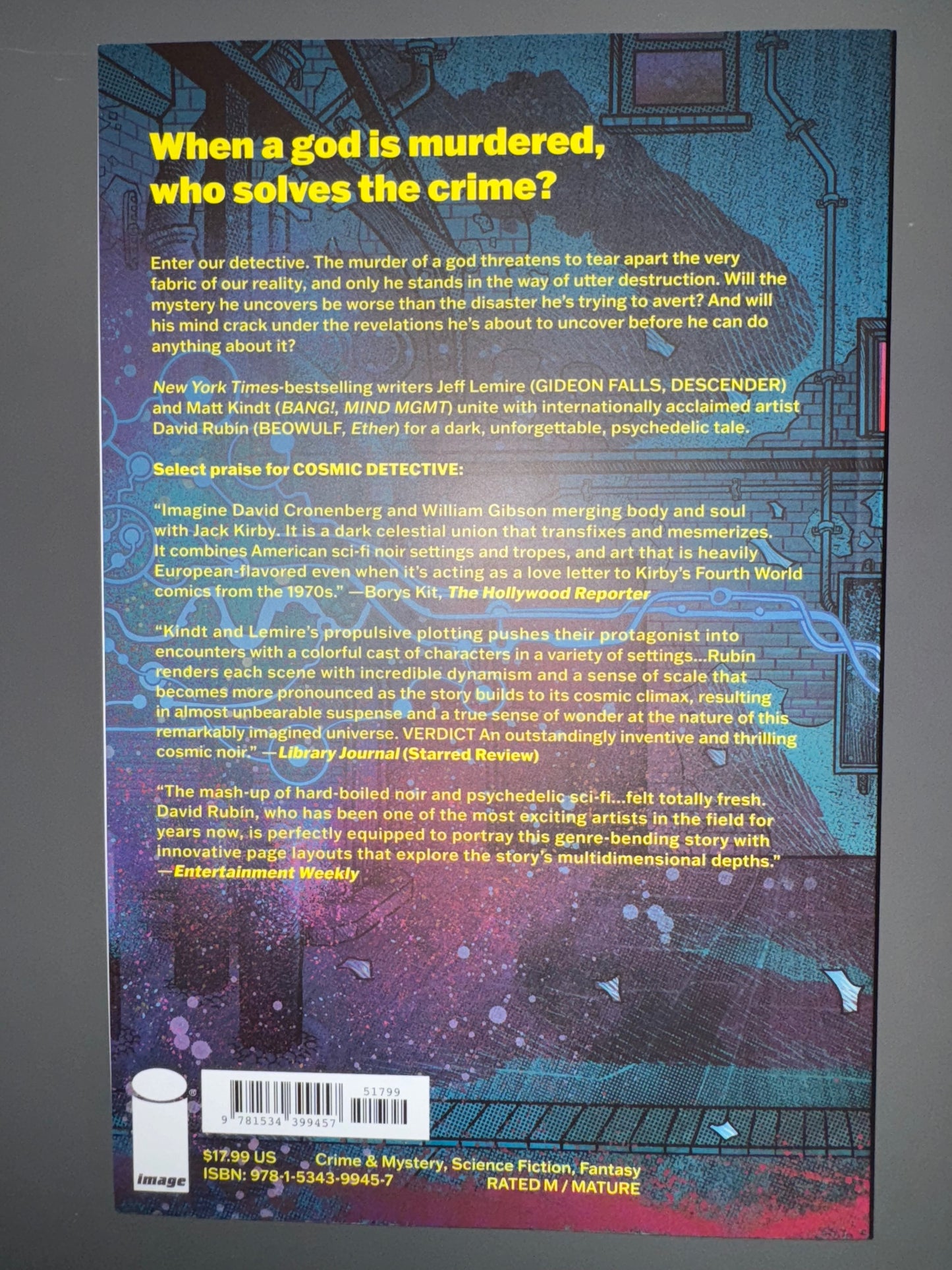 Cosmic Detective By Jeff Lemire TPB Like New