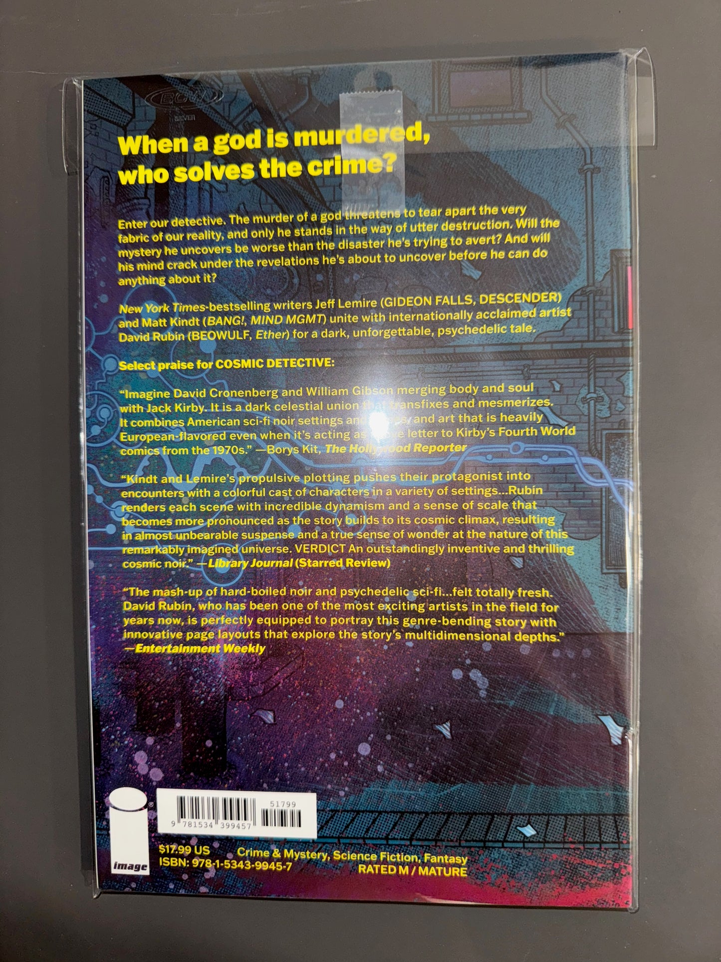 Cosmic Detective By Jeff Lemire TPB Like New