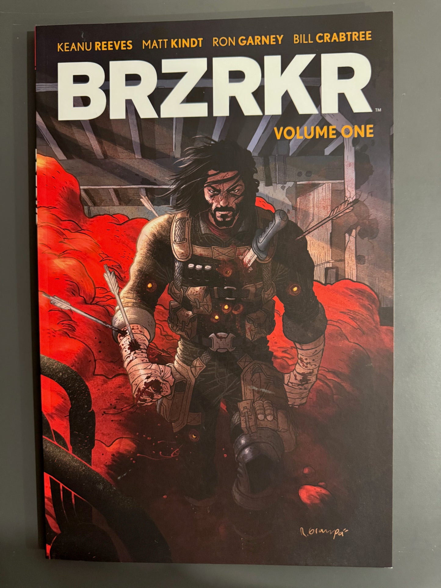 BRZKR 1-2-3 TPB By Keanu Reeves Like New