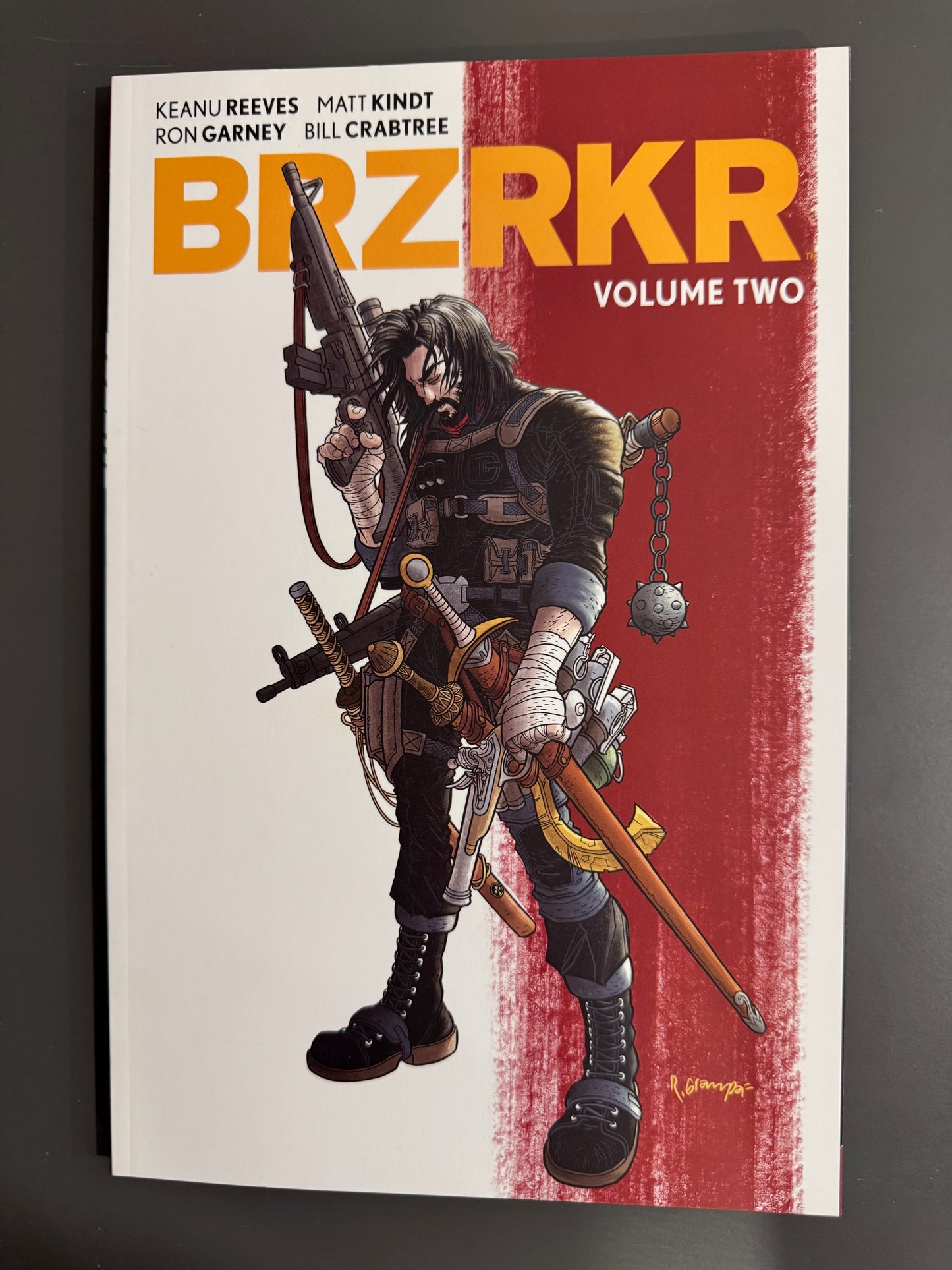 BRZKR 1-2-3 TPB By Keanu Reeves Like New