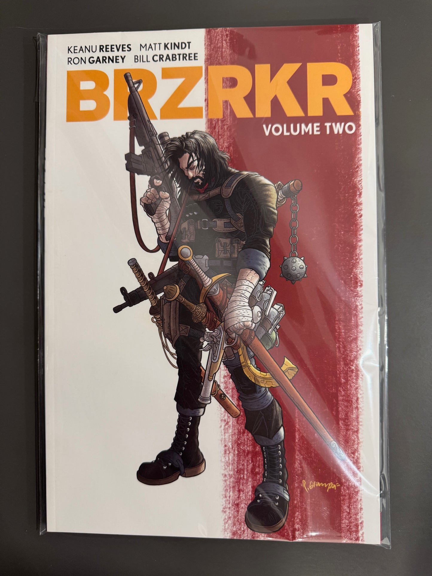 BRZKR 1-2-3 TPB By Keanu Reeves Like New