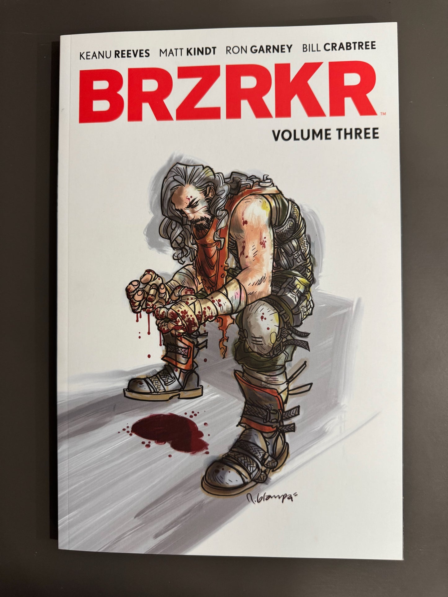 BRZKR 1-2-3 TPB By Keanu Reeves Like New