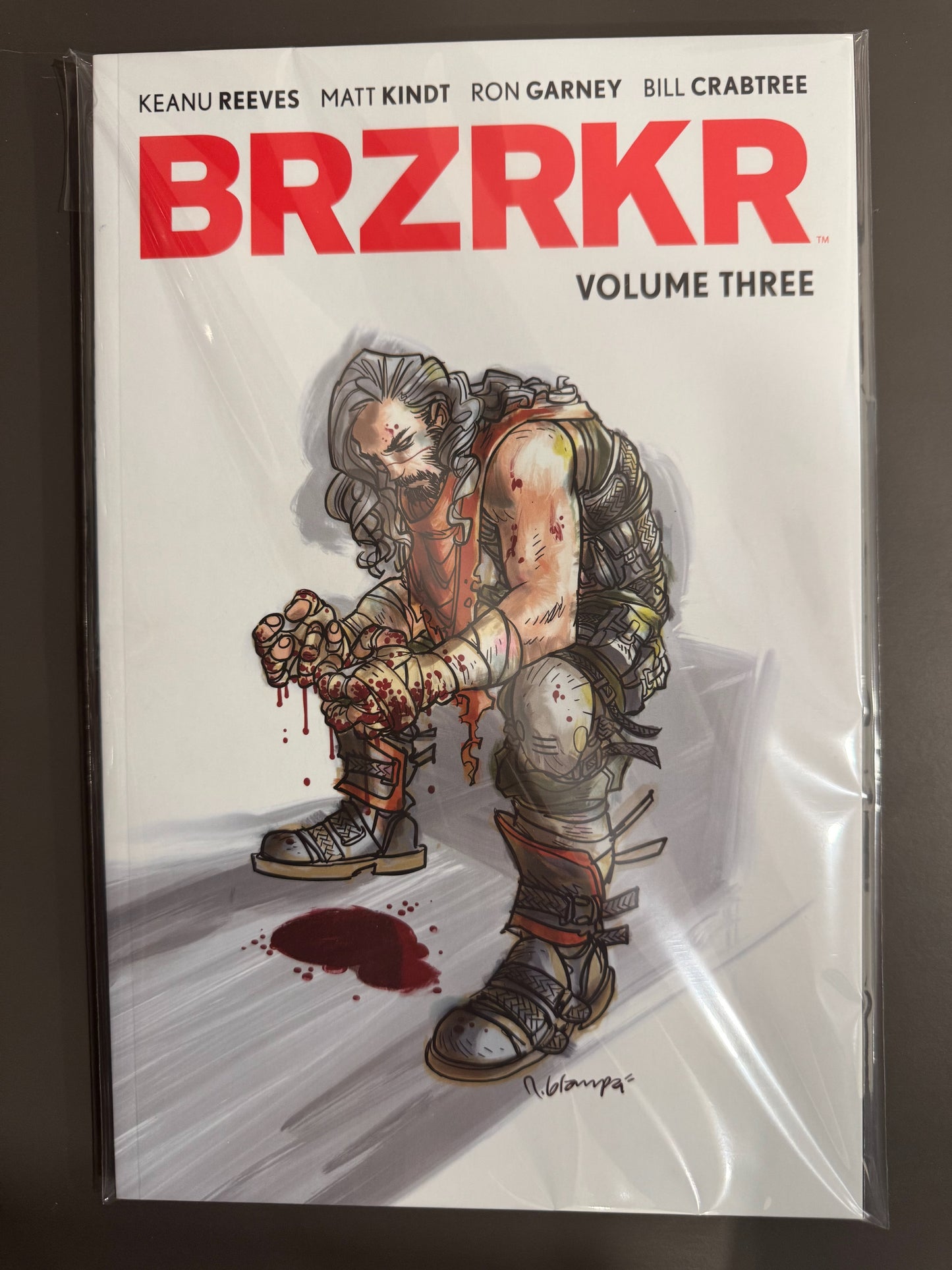 BRZKR 1-2-3 TPB By Keanu Reeves Like New