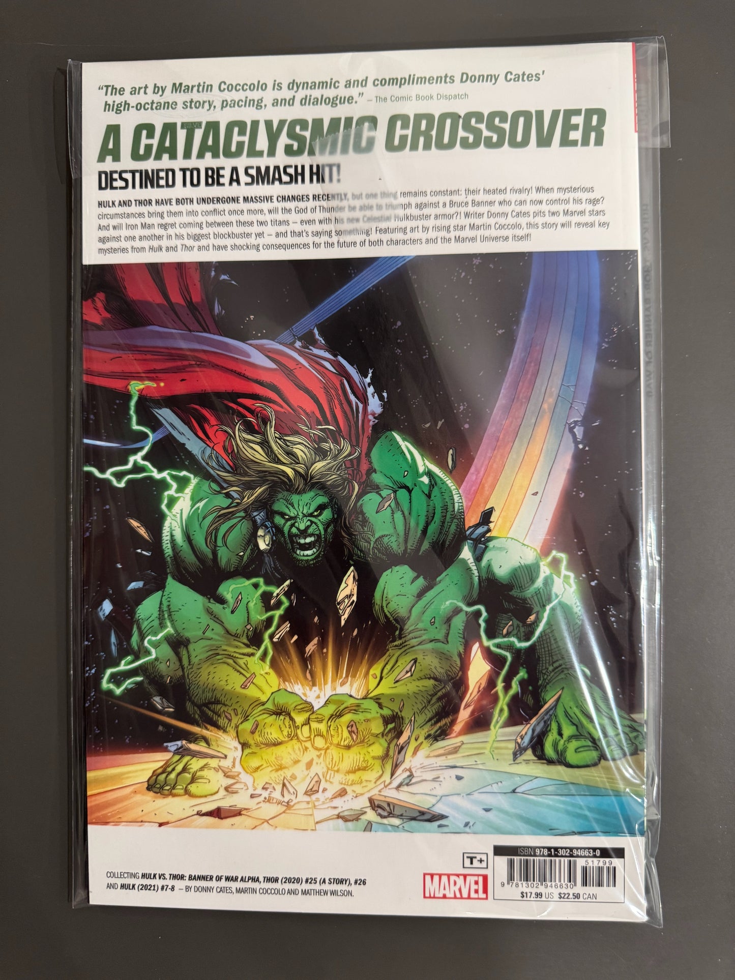 HULK VS THOR BANNER OF WAR TPB by Donny Cates LIKE NEW