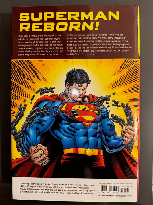 Superman: The Man of Steel Vol 2 Hardcover Like New