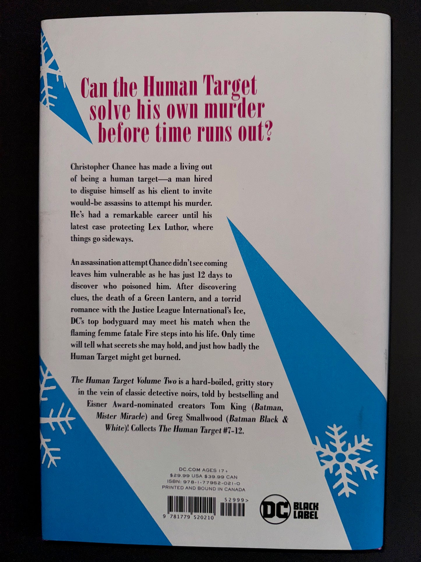 The Human Target Vol 1 & 2 Hardcover HC Set Tom King DC Comics