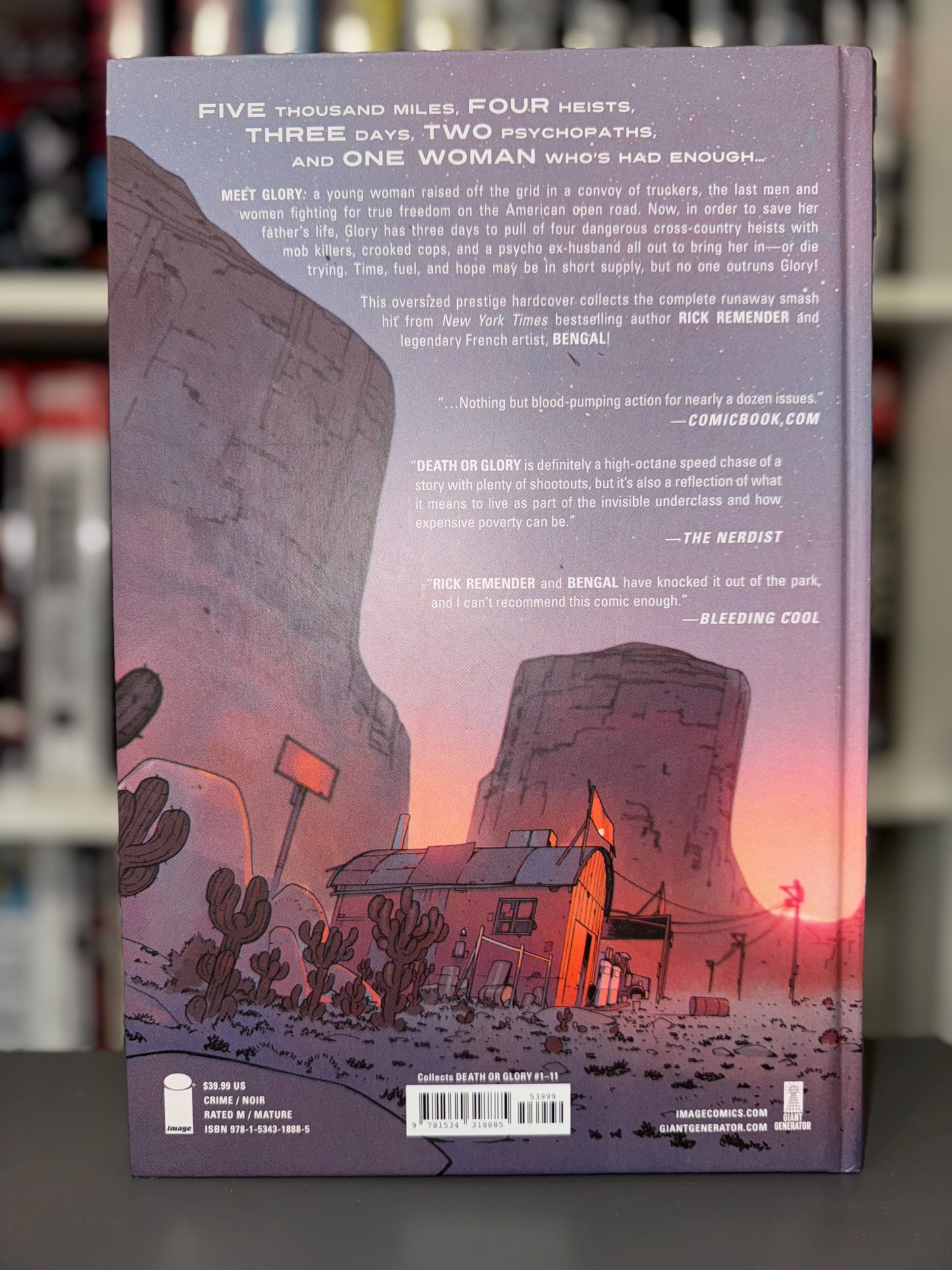 Death or Glory Prestige Deluxe Edition Hardcover Like New